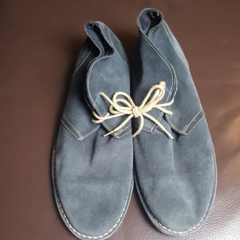 Nordstrom 1901 Men's Blue Suede Chukka